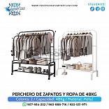 PERCHERO DE ROPA Y ZAPATOS DE 48kg
