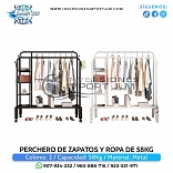 PERCHERO DE ROPA Y ZAPATOS DE 58kg
