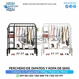 PERCHERO DE ROPA Y ZAPATOS DE 68kg