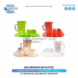 SET DE JARRA 2.5L CON VASOS 4 UNIDADES
