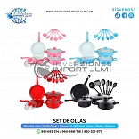 SET DE OLLAS MÁS UTENSILIOS