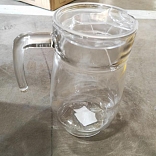 JARRA DE VIDRIO DE 1.2 LITROS CON TAPA ACRILICO