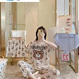 PIJAMA KAWAI 3 EN 1 (POLO+ PANTALÓN Y SHORT