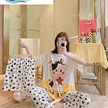 PIJAMA KAWAI 3 EN 1 (POLO+ PANTALÓN Y SHORT