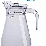 JARRA DE VIDRIO DE 1L CON TAPA ACRILICO