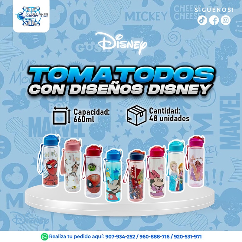 IMPORT JLM S.A.C. - TOMATODOS  CON DISEÑO DISNEY