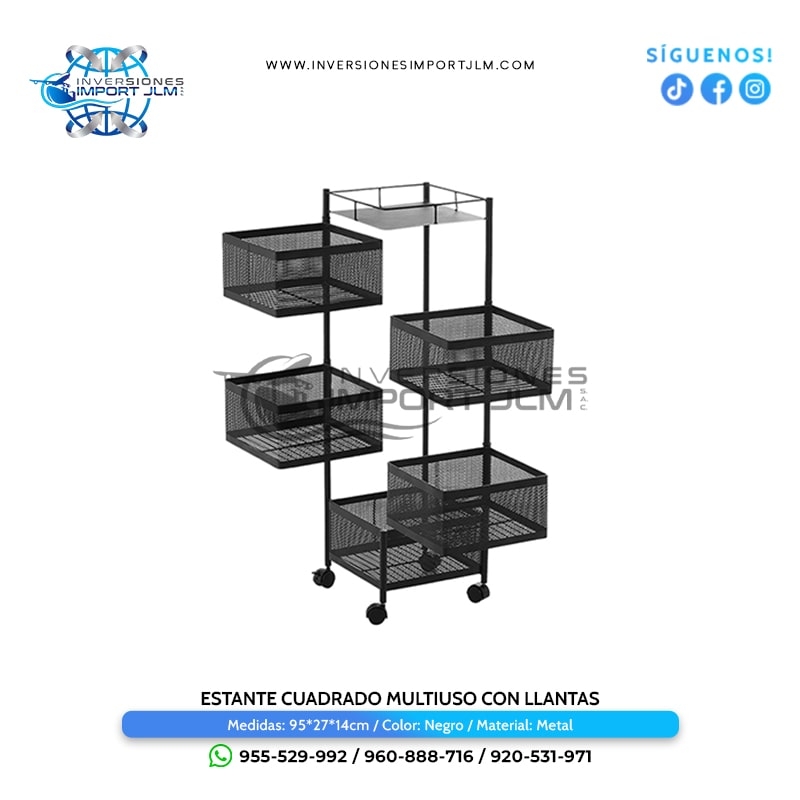 IMPORT JLM S.A.C. - ORGANIZADOR MULTIFUNCIONAL GIRATORIO  CUADRADO