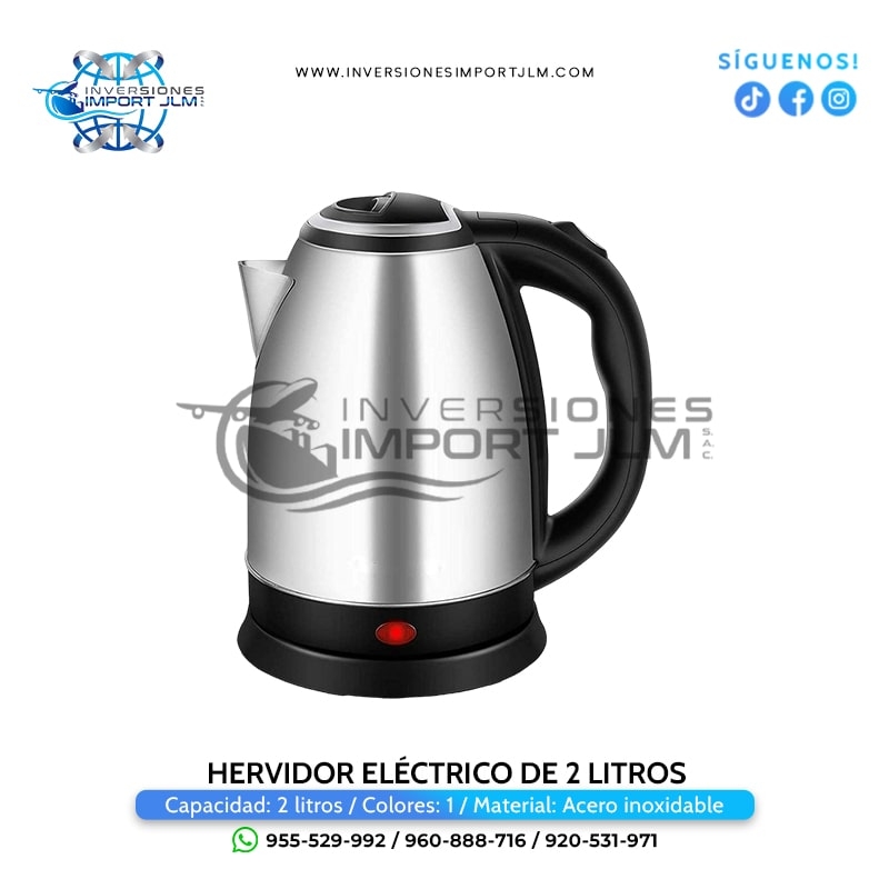 IMPORT JLM S.A.C. - HERVIDOR ELÉCTRICO DE 2 LITROS 