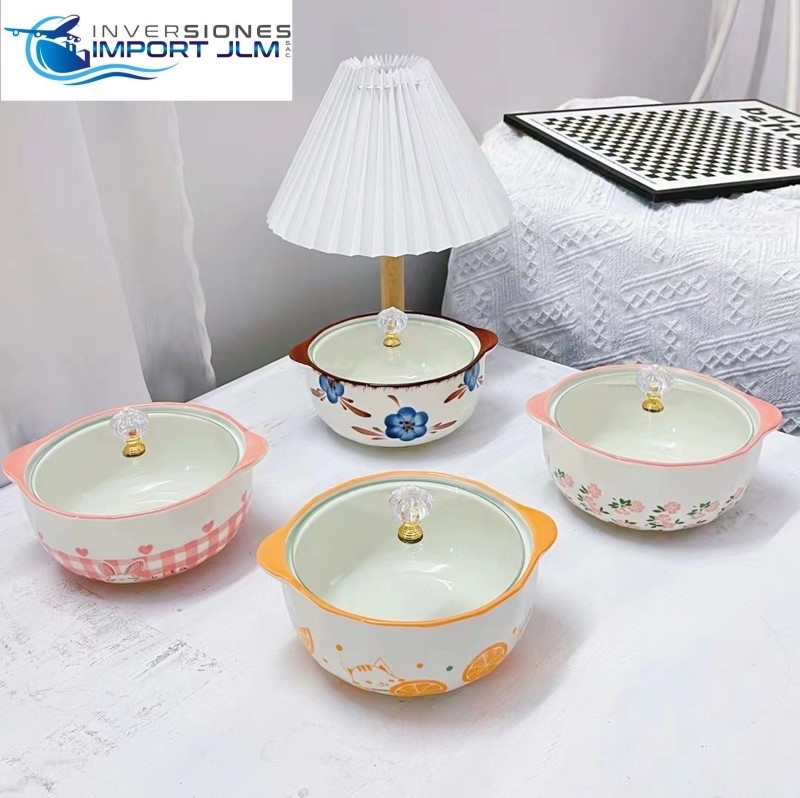 Olla de Loza con Tapa