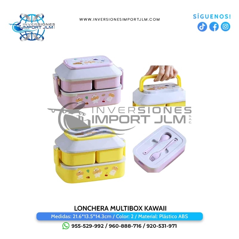 IMPORT JLM S.A.C. - LONCHERA MULTIBOX KAWAI