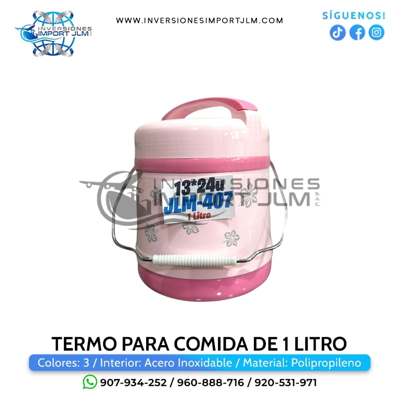 IMPORT JLM S.A.C. - TERMO PARA COMIDA DE 1 LITRO