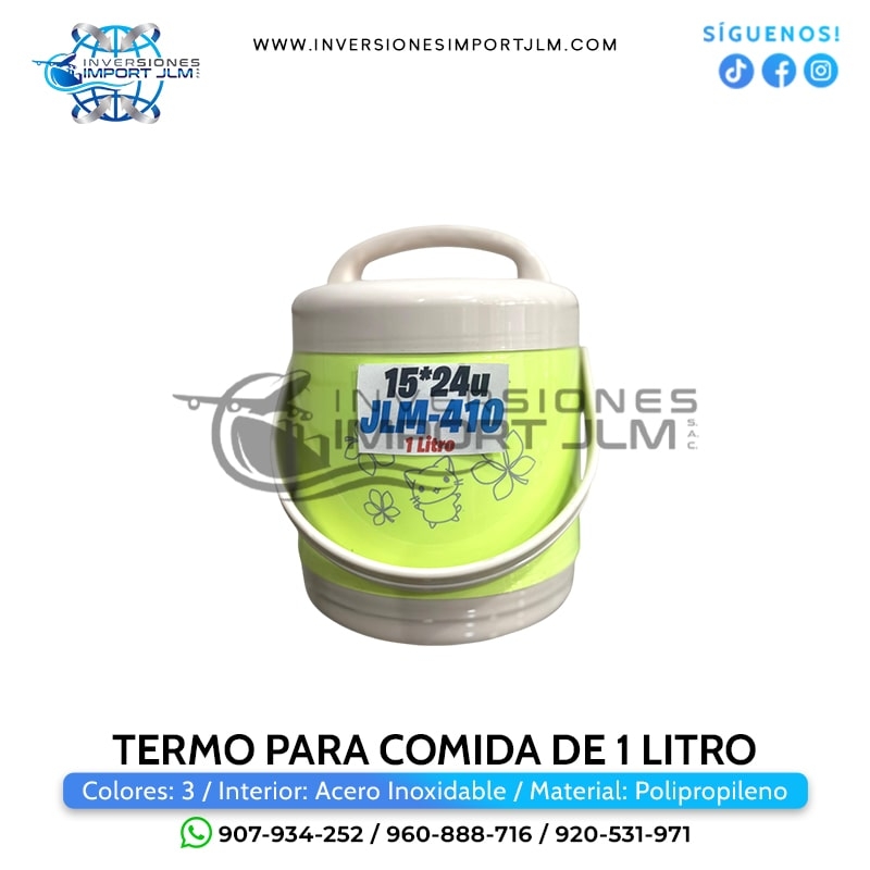 IMPORT JLM S.A.C. - TERMO PARA COMIDA DE 1 LITRO 