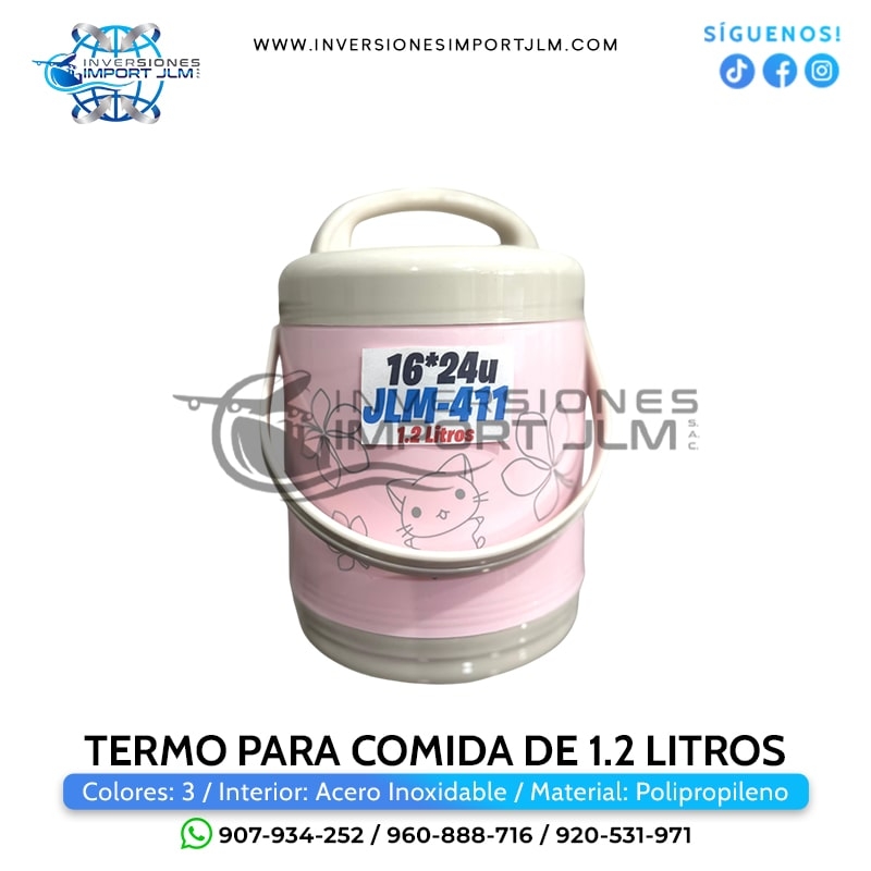 IMPORT JLM S.A.C. - Termo para comida de 1.2 litros