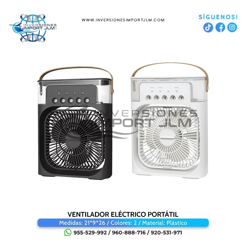 IMPORT JLM S.A.C. - VENTILADOR ELECTRICO PORTATIL 