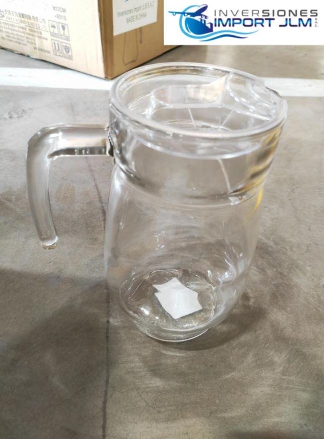 JARRA DE VIDRIO DE 1.2 LITROS CON TAPA ACRILICO