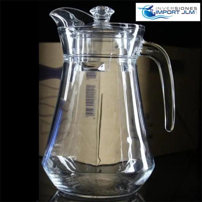 JARRA DE VIDRIO DE 1L CON TAPA ACRILICO