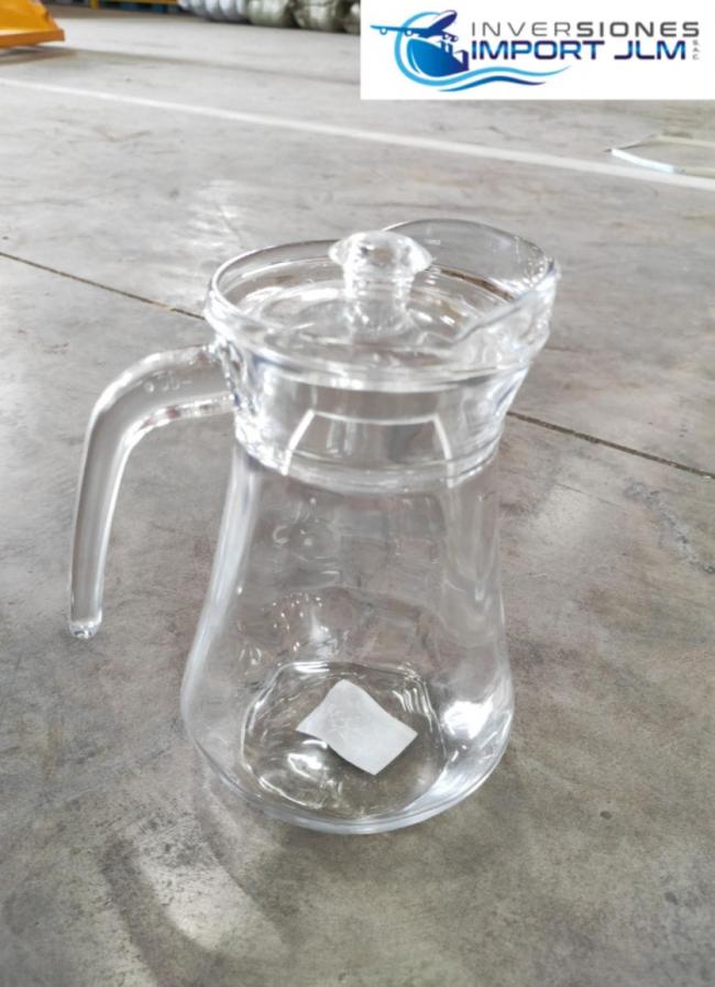 JARRA DE VIDRIO DE 1L CON TAPA ACRILICO