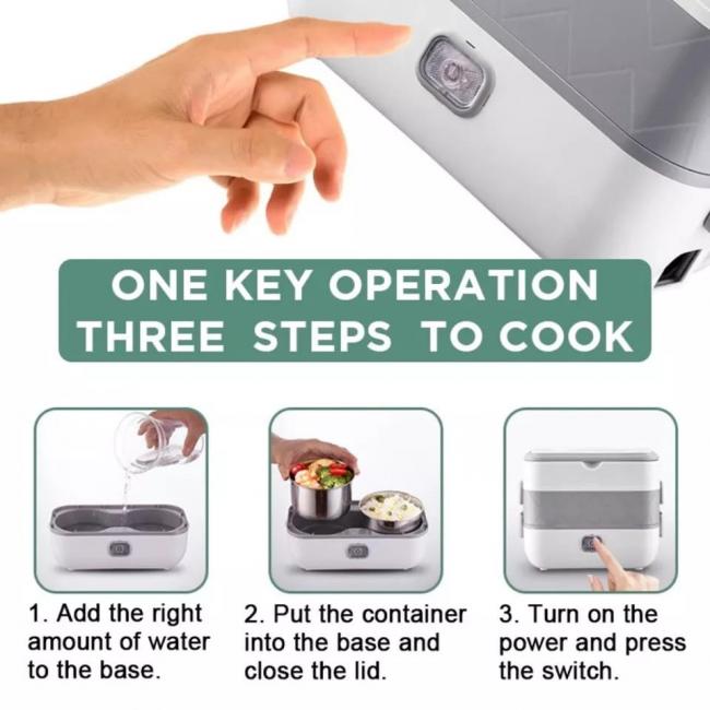 TAPER ELÉCTRICO MULTIFUNCIONAL(CALIENTA Y COCINA LOS ALIMENTOS)