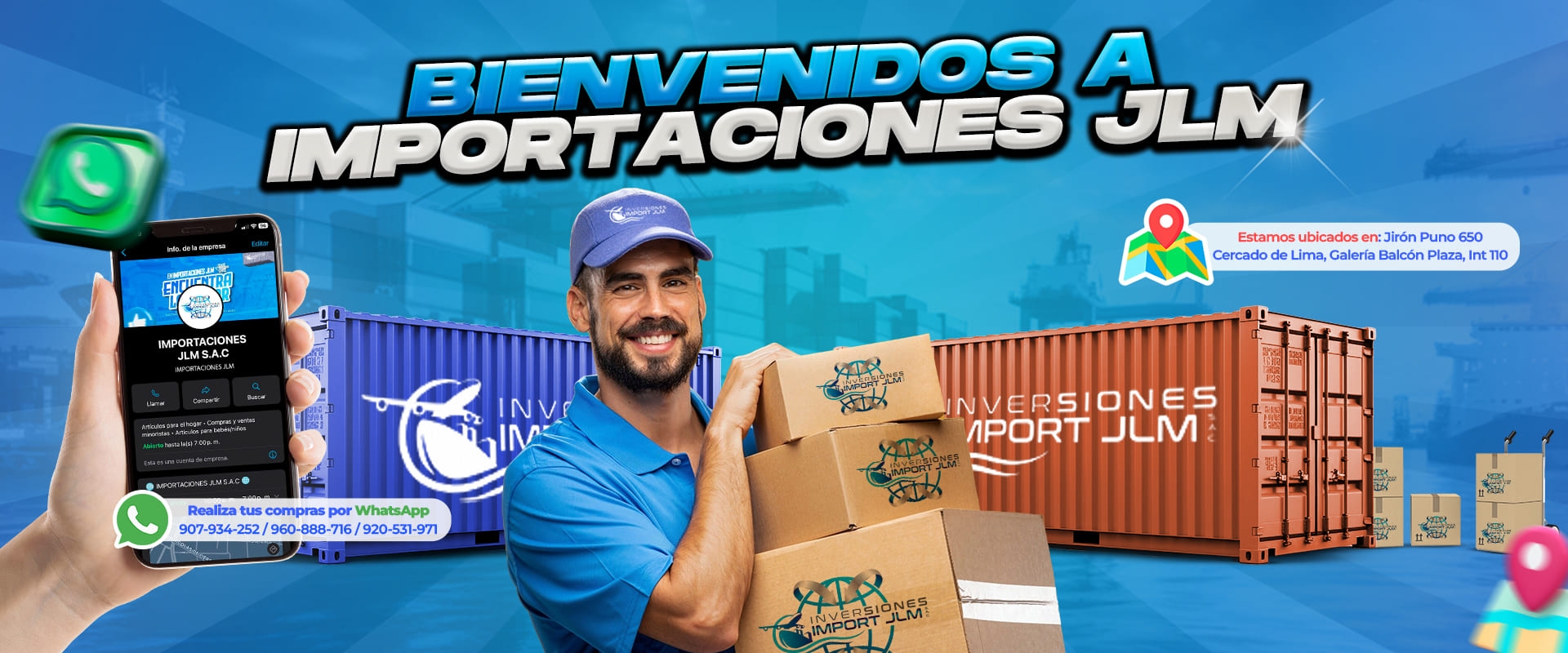 IMPORT JLM SAC - BIENVENIDOS